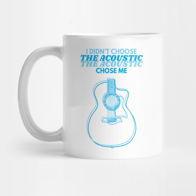 I Didn't Choose The Acoustic Auditorium Style Guitar Body Outline by nightsworthy